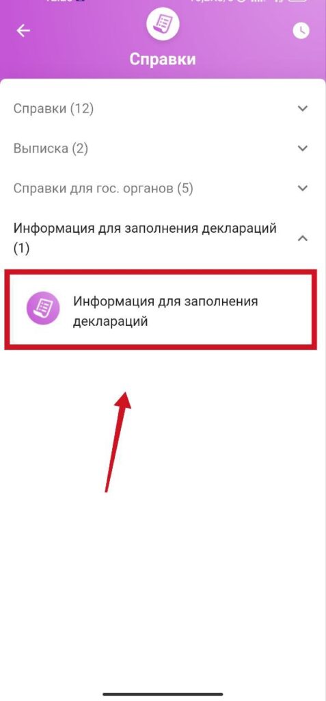 Шаг 4 получание справки